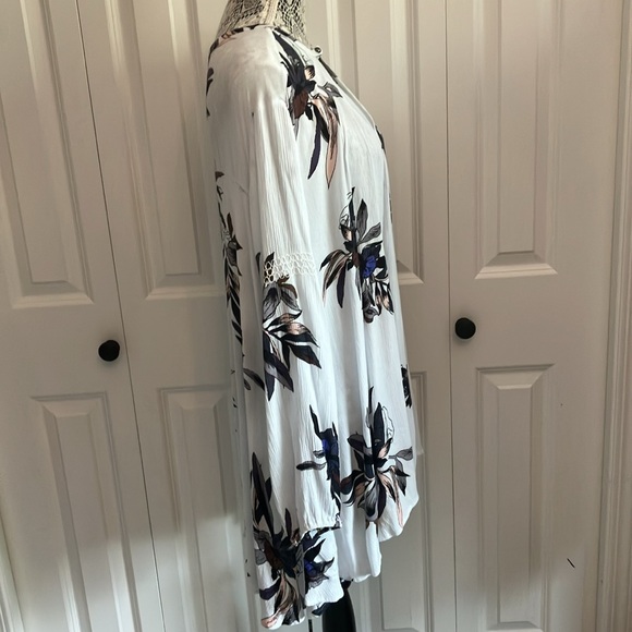 Free people swing tunic or mini dress in fun orchid print. - Picture 6 of 16
